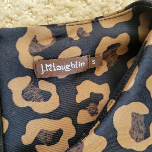 J.Mclaughlin Size Small Sophia Dress Leopard Print - Picture 4 of 10